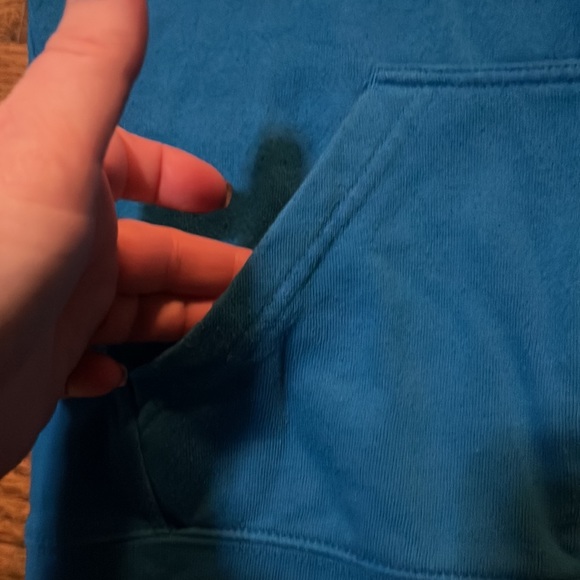 Turquoise Oakley Womens zip up hooded jacket with sleeve print size medium - Picture 2 of 14